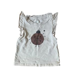 Rylee & Cru Ladybug Ruffle Baby Girl Tank